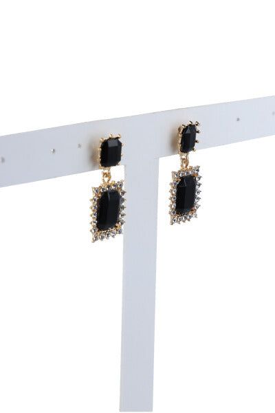 Aretes colgantes cuadros brillos sold by Shasa product image thumbnail 4