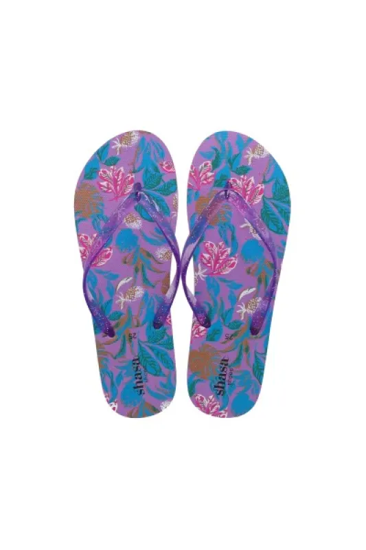 Flip flop tropical brillos correas sold by Shasa