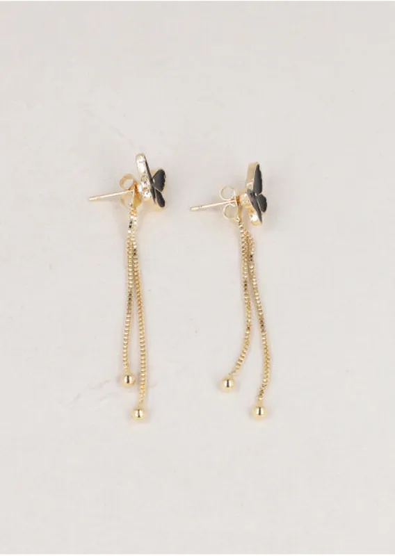 Aretes Mariposa Colgantes sold by Shasa