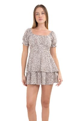 Vestido mini animal print olanes sold by Shasa