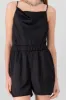 Romper satin con cuello cascada sold by Shasa