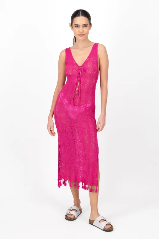 Vestido maxi playero sold by Shasa