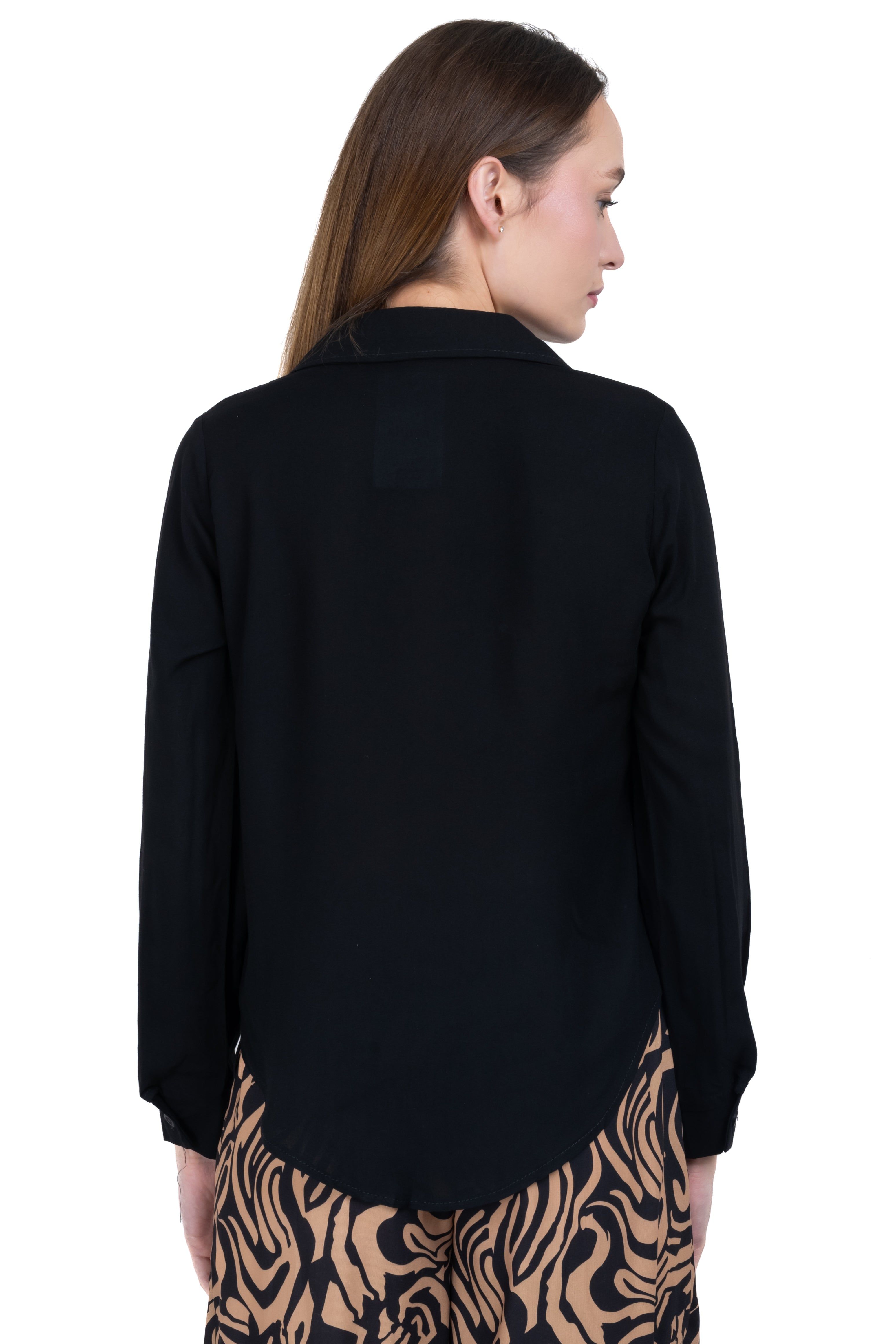 Camisa lisa manga larga botones sold by Shasa product image thumbnail 4