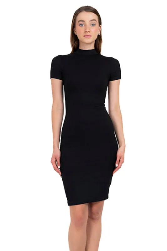 Vestido midi acanalado monocolor sold by Shasa
