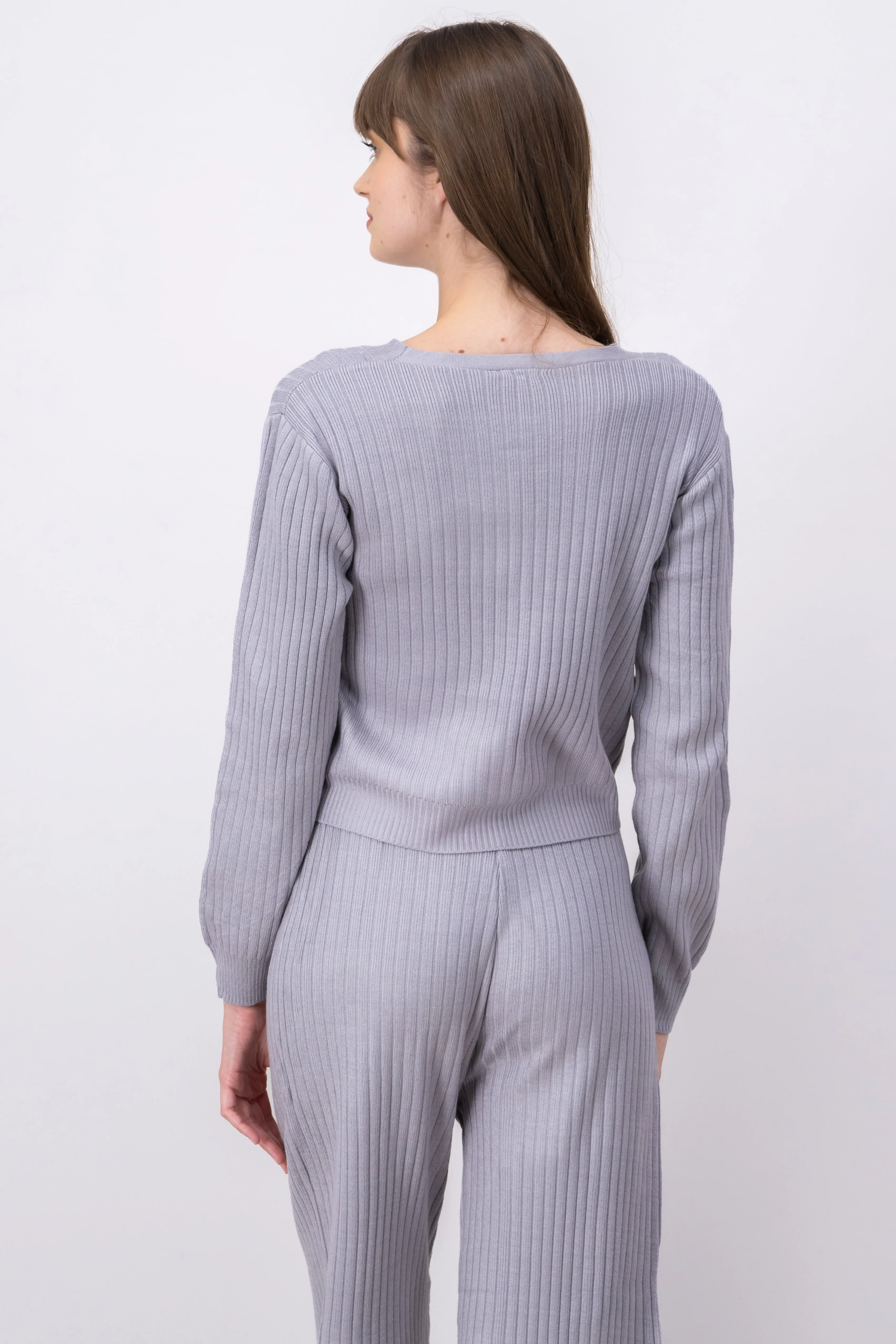 Cárdigan tejido acanalado botones sold by Shasa product image thumbnail 4