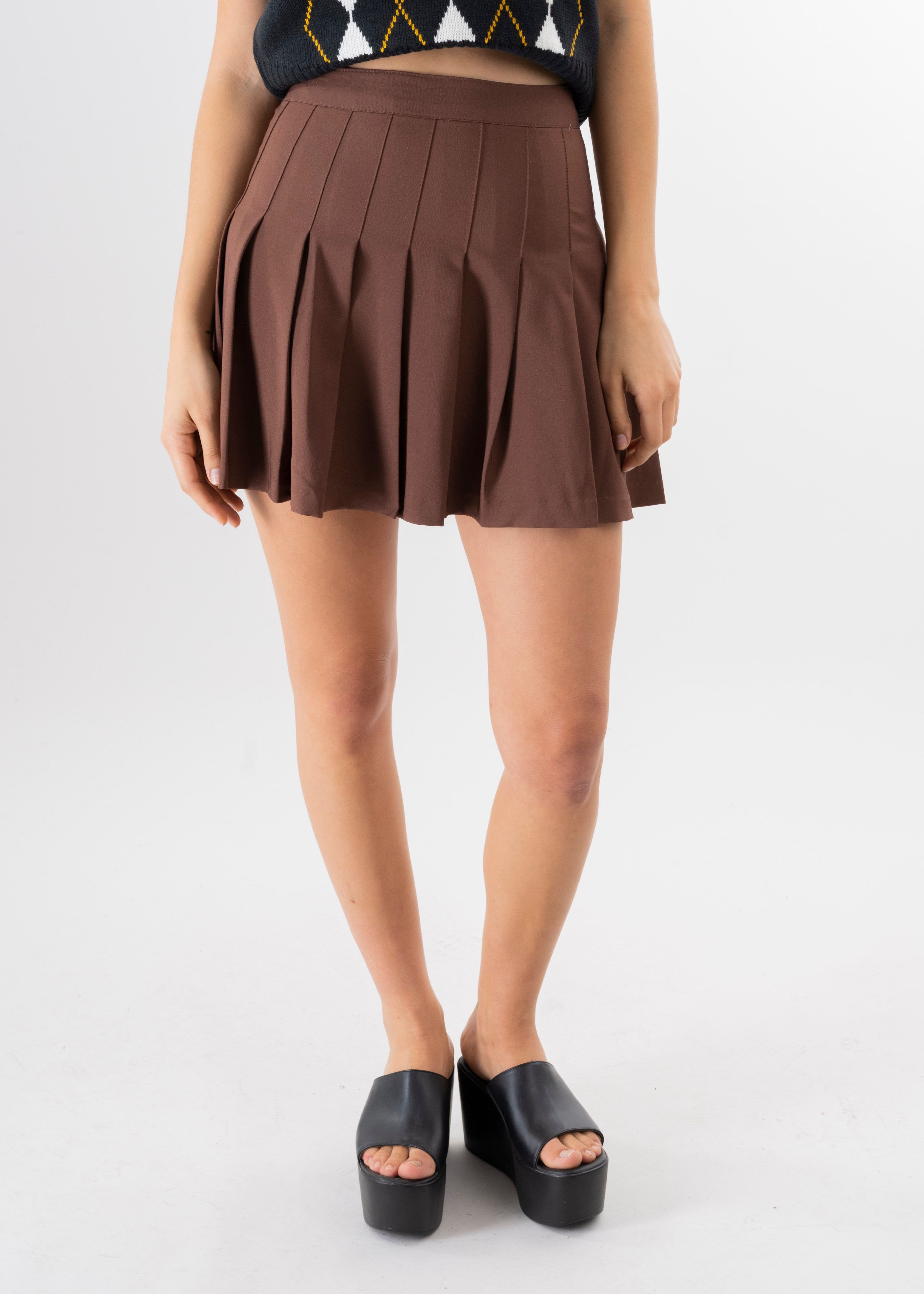 Falda mini tableada lisa sold by Shasa product image thumbnail 2