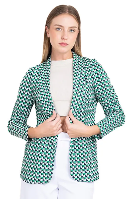 Saco estampado geométrico sold by Shasa
