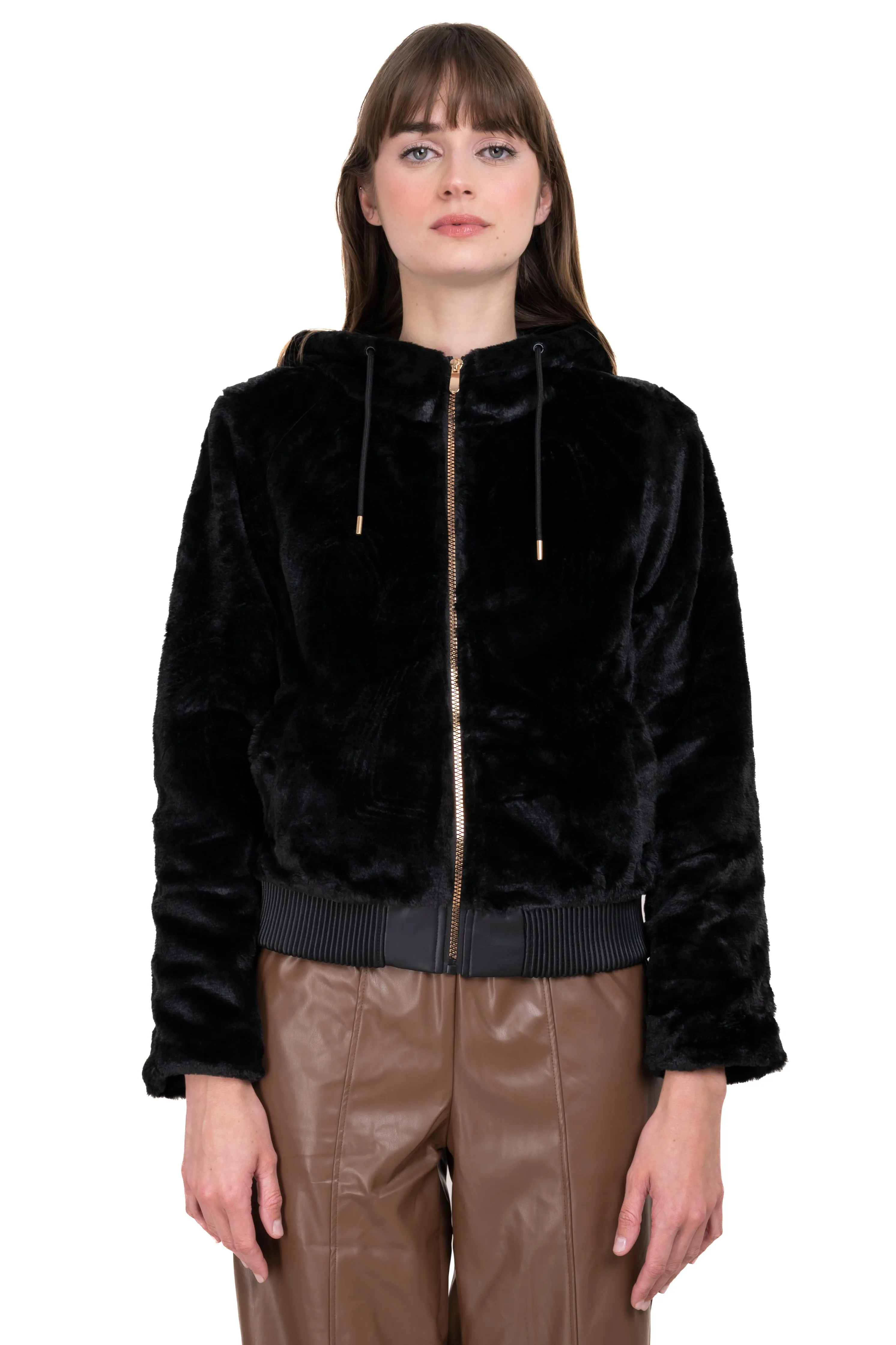 Chamarra bomber peluche capucha sold by Shasa product image thumbnail 2