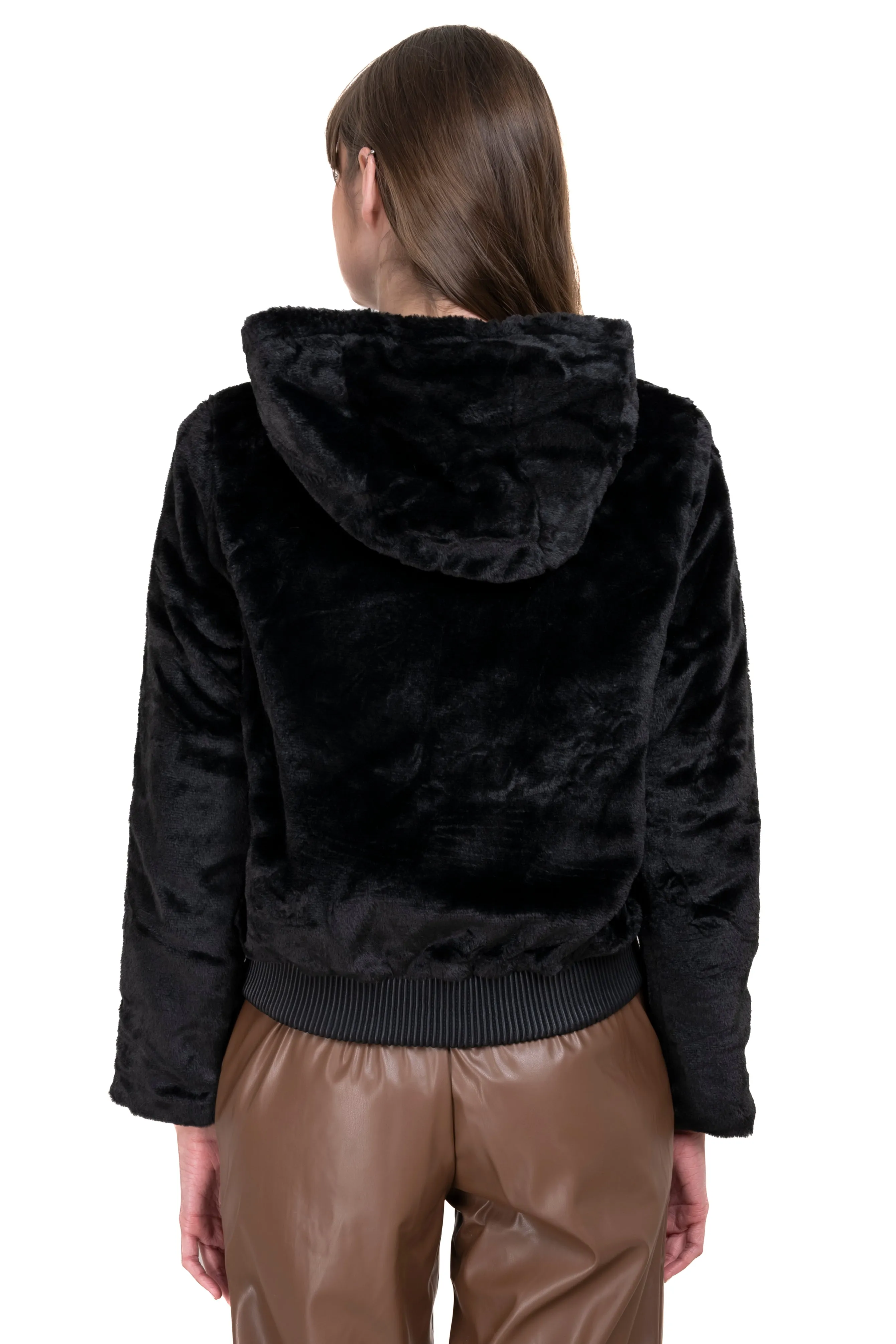 Chamarra bomber peluche capucha sold by Shasa product image thumbnail 4