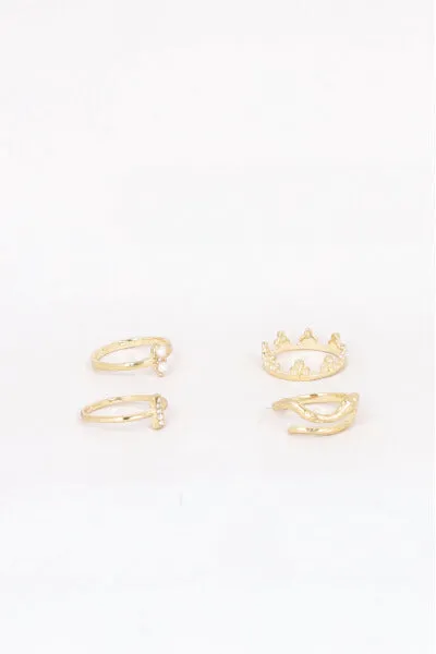 4 P Anillos Corona Serpiente sold by Shasa product image thumbnail 2