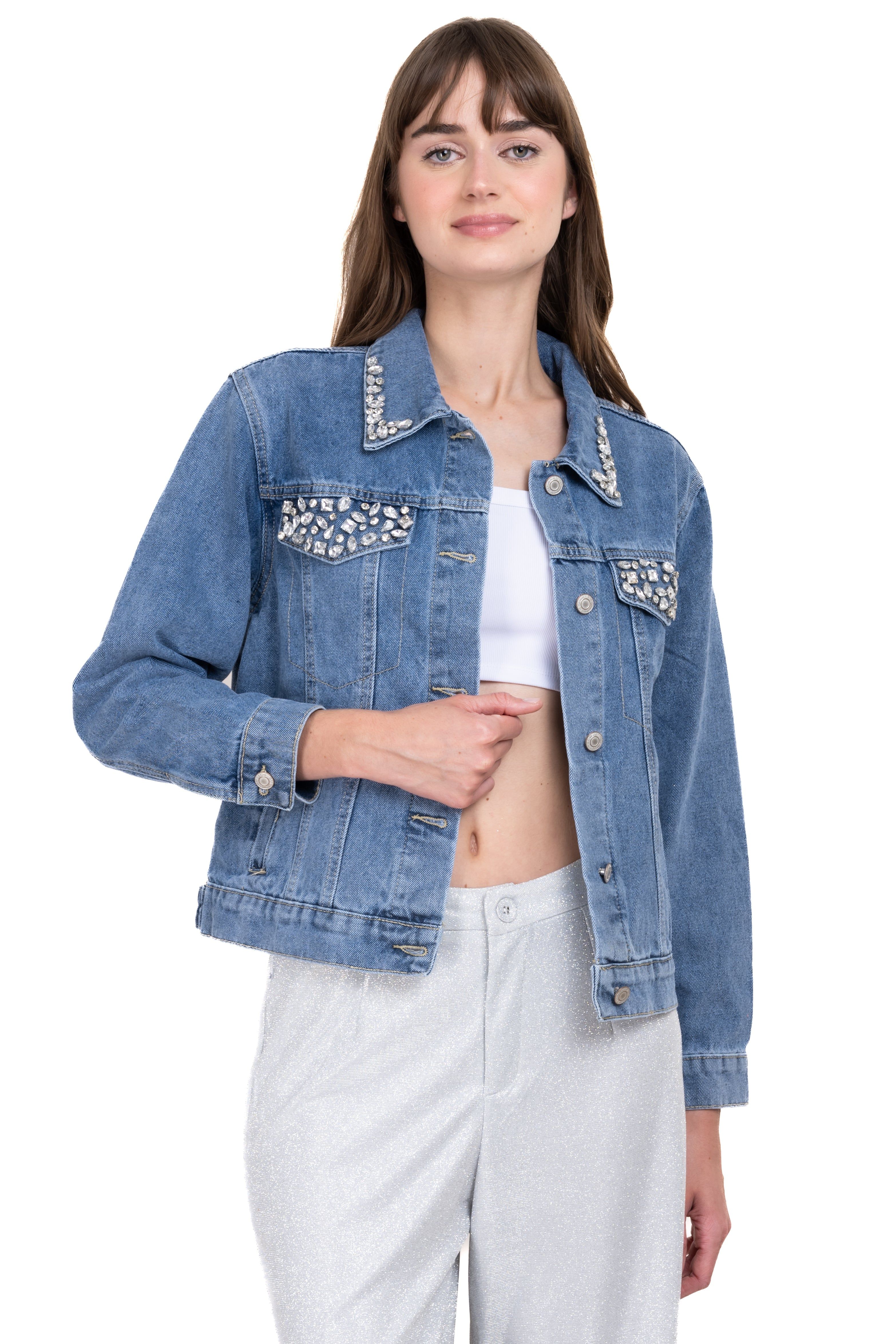 Chamarra de mezclilla con brillos sold by Shasa product image thumbnail 4