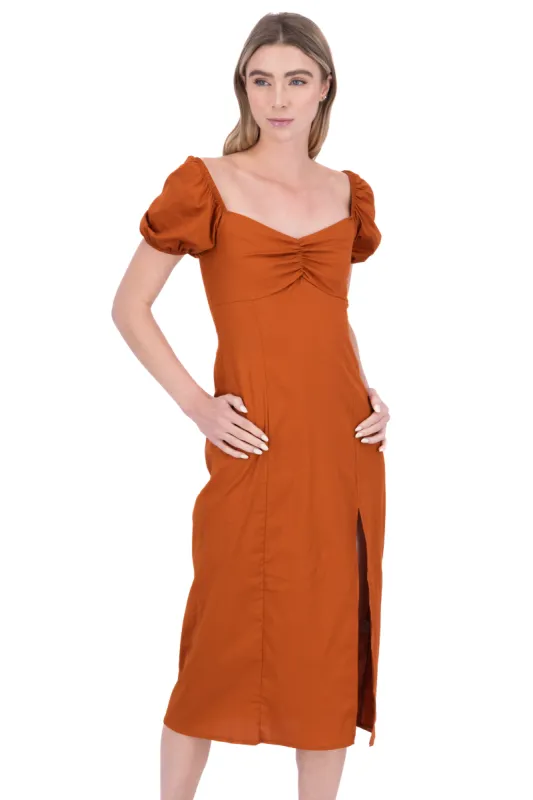 Vestido Midi Fruncido sold by Shasa