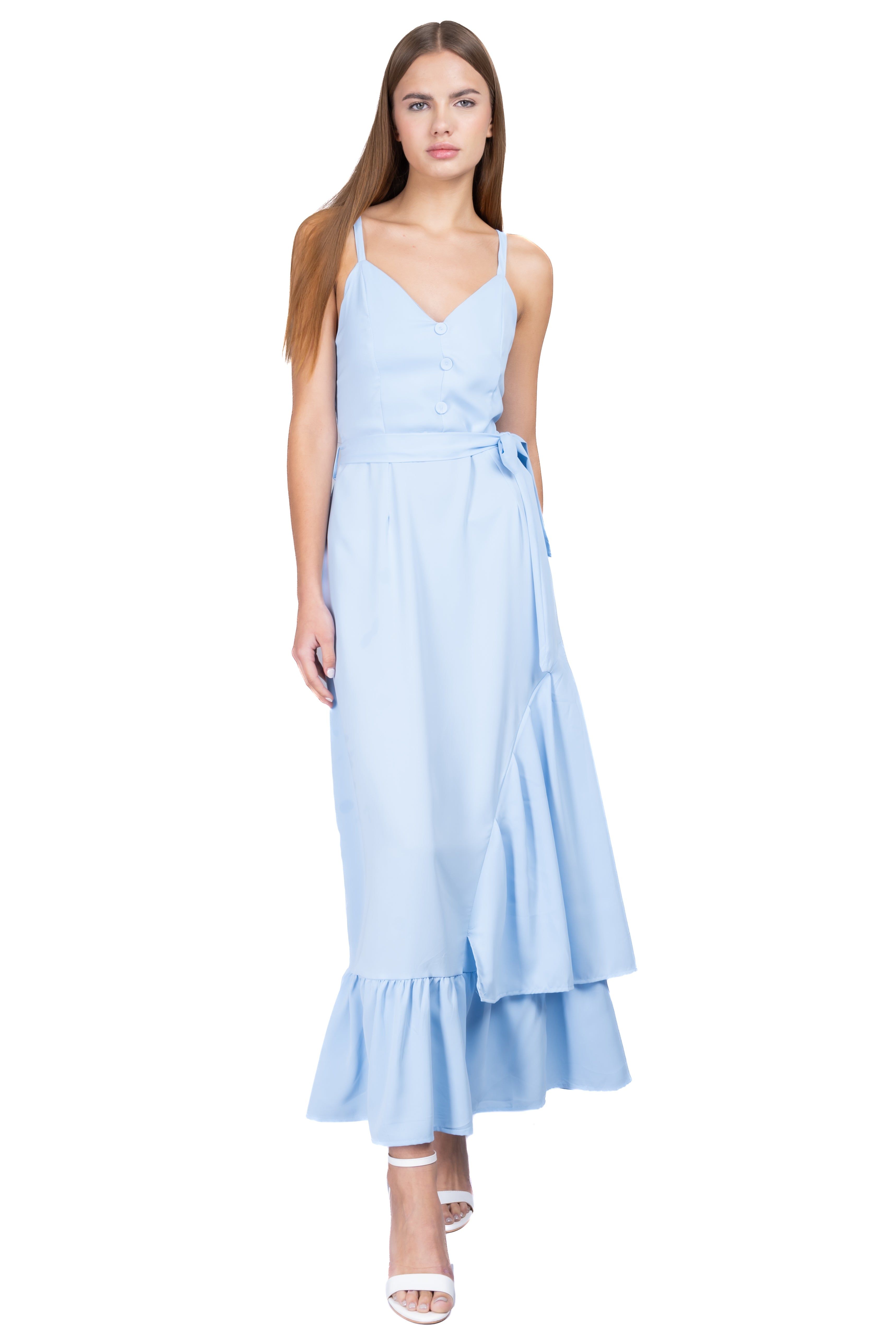 Vestido Maxi Olanes Botones sold by Shasa