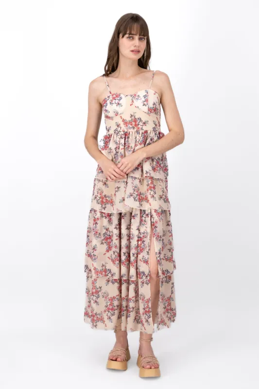 Vestido Maxi Flores Olanes sold by Shasa