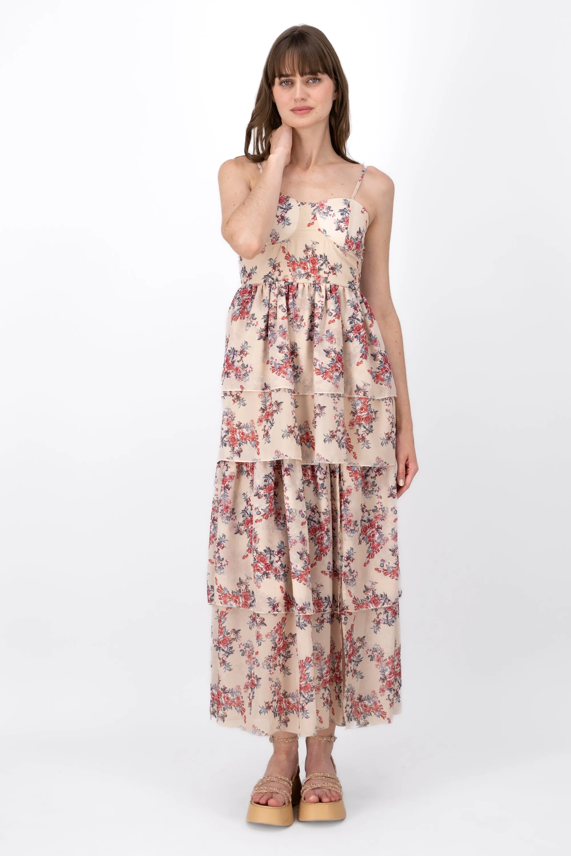 Vestido Maxi Flores Olanes sold by Shasa product image thumbnail 2