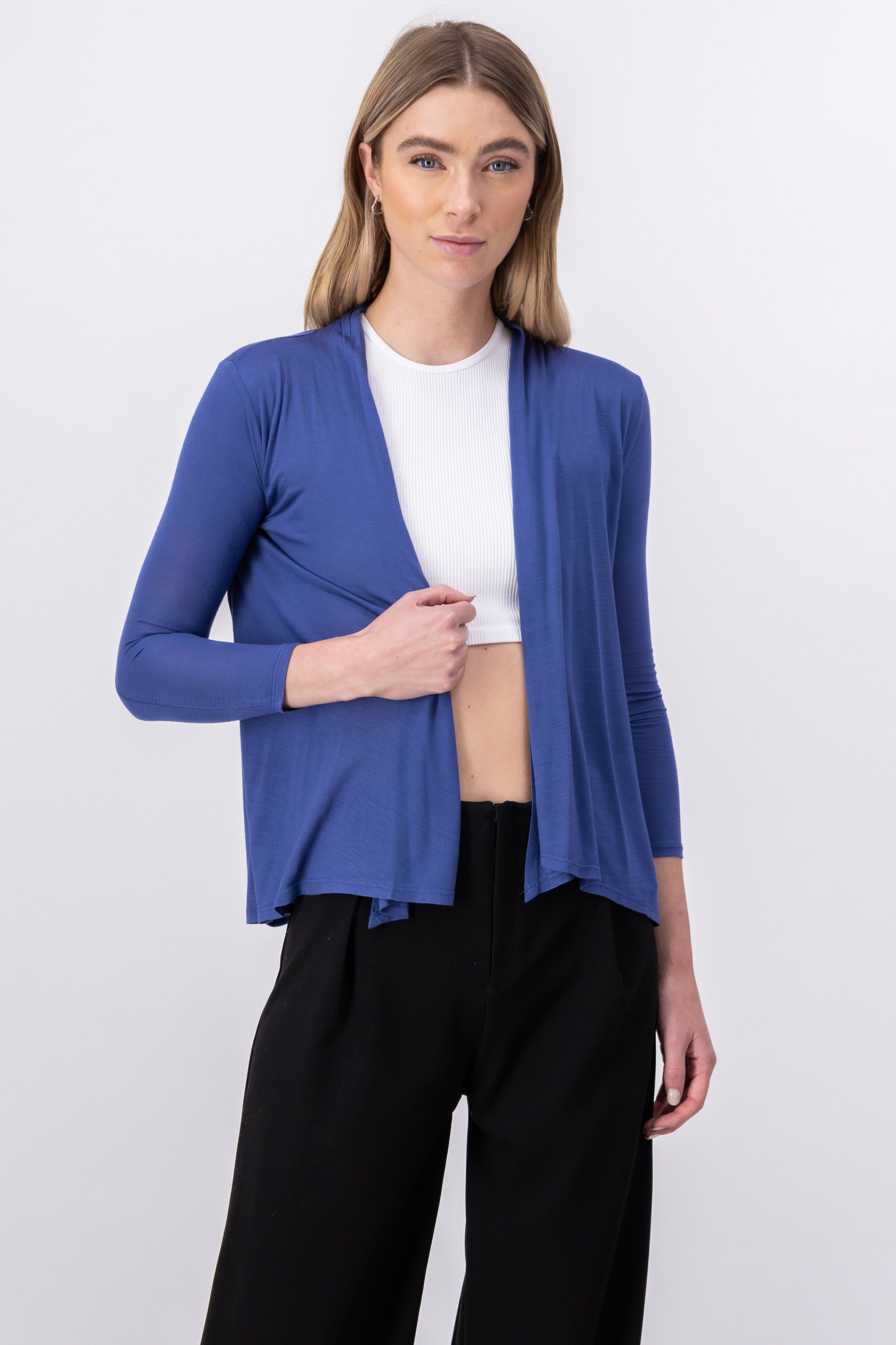 Cárdigan Corto Caída Cascada Manga Larga sold by Shasa