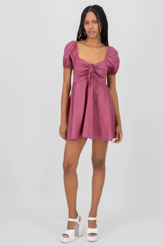 Vestido Mini Plisado Cintas sold by Shasa