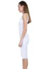 Vestido midi bodycon acanalado liso sold by Shasa