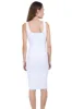 Vestido midi bodycon acanalado liso sold by Shasa