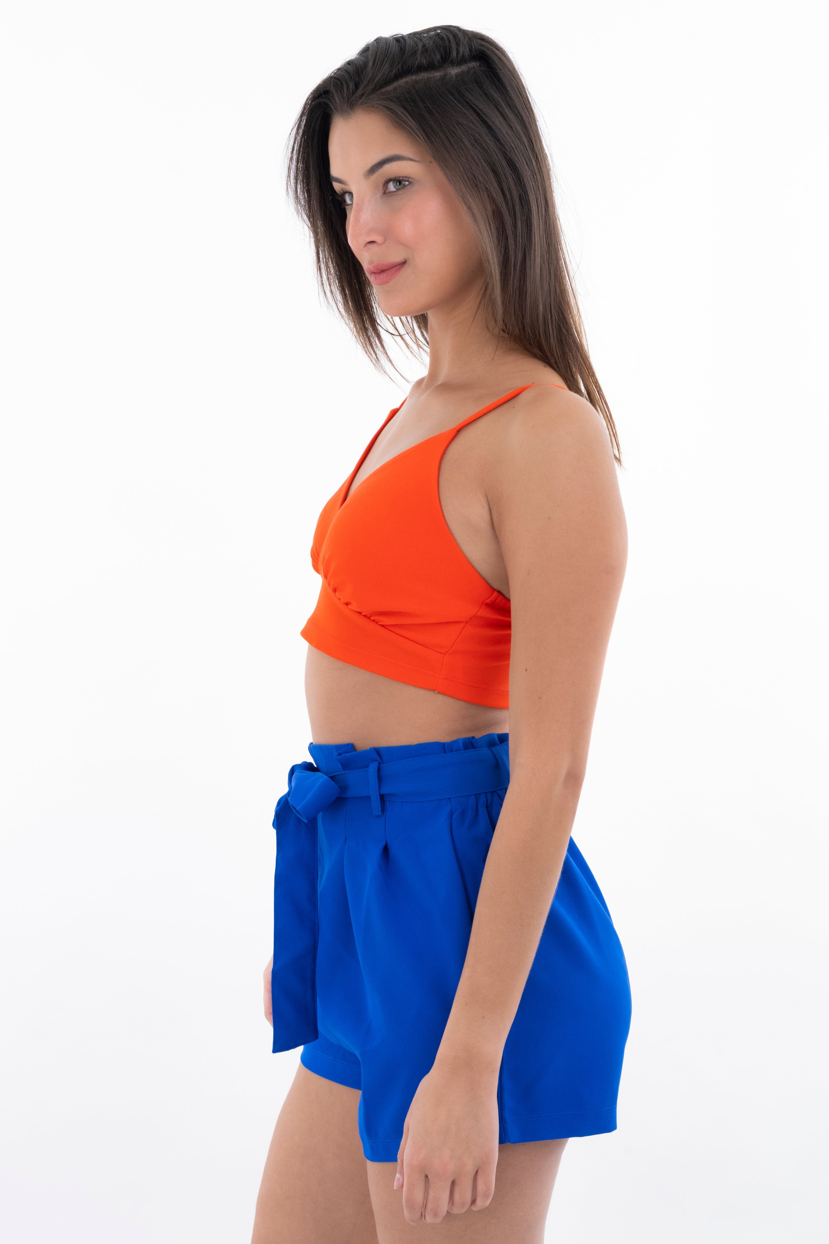 Top crop busto fruncido copas sold by Shasa product image thumbnail 3