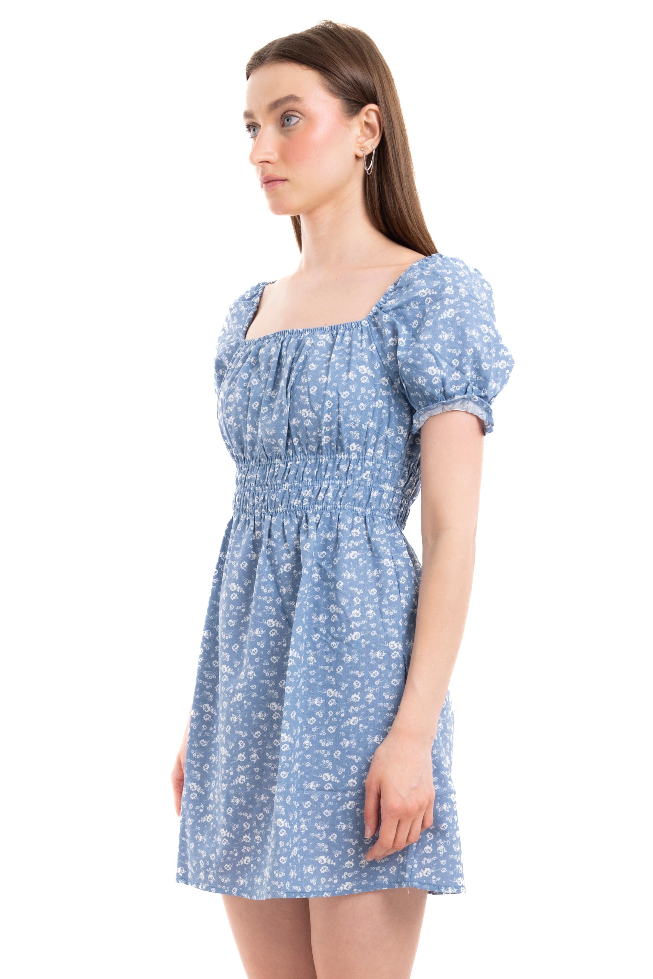 Vestido mini manga abullonada sold by Shasa product image thumbnail 3