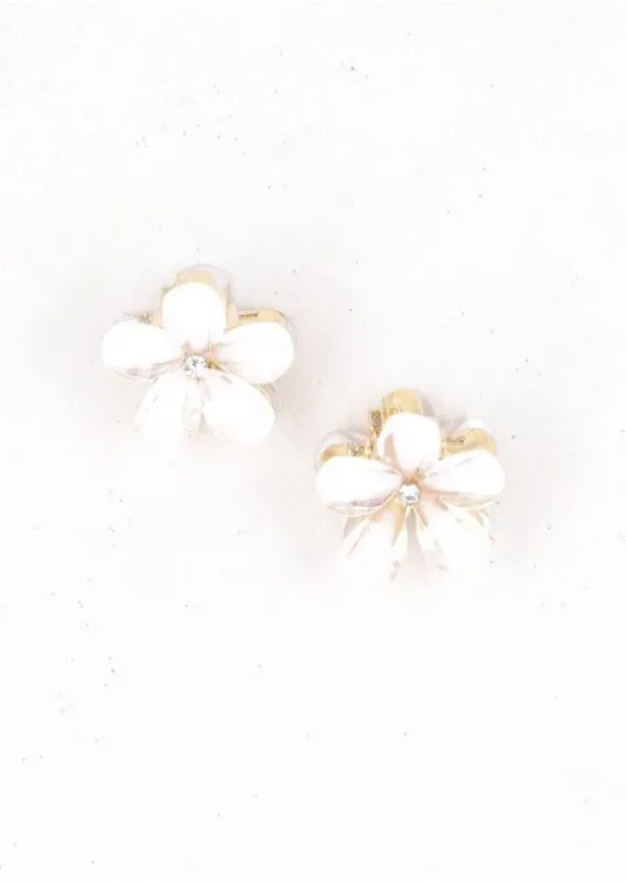 Set 2 pincitas metálicas flor sold by Shasa