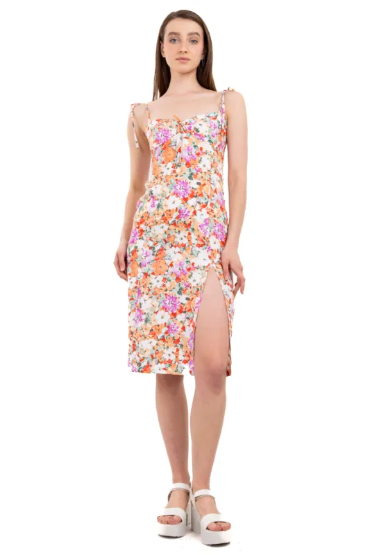 Vestido Mini Flores Abertura sold by Shasa
