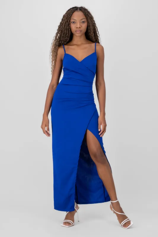 Vestido maxi cruce drapeado sold by Shasa