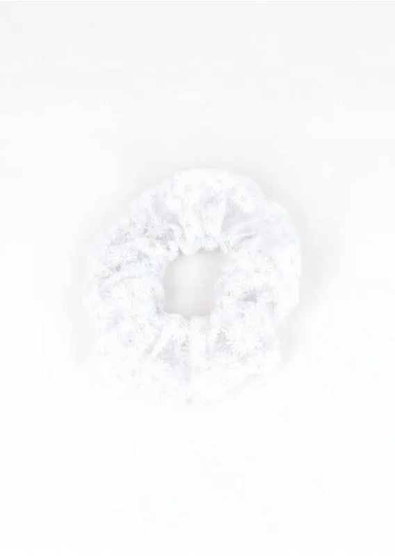 Scrunchie flores bordadas sold by Shasa