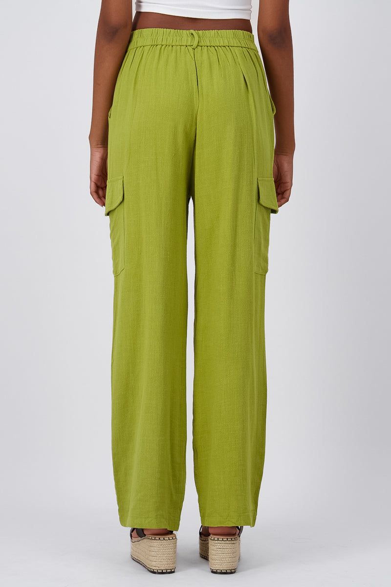 Pantalon Lino Detalle Bolsas Cargo sold by Shasa product image thumbnail 4