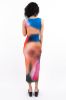 Vestido maxi tie dye acanalado sold by Shasa