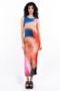 Vestido maxi tie dye acanalado sold by Shasa