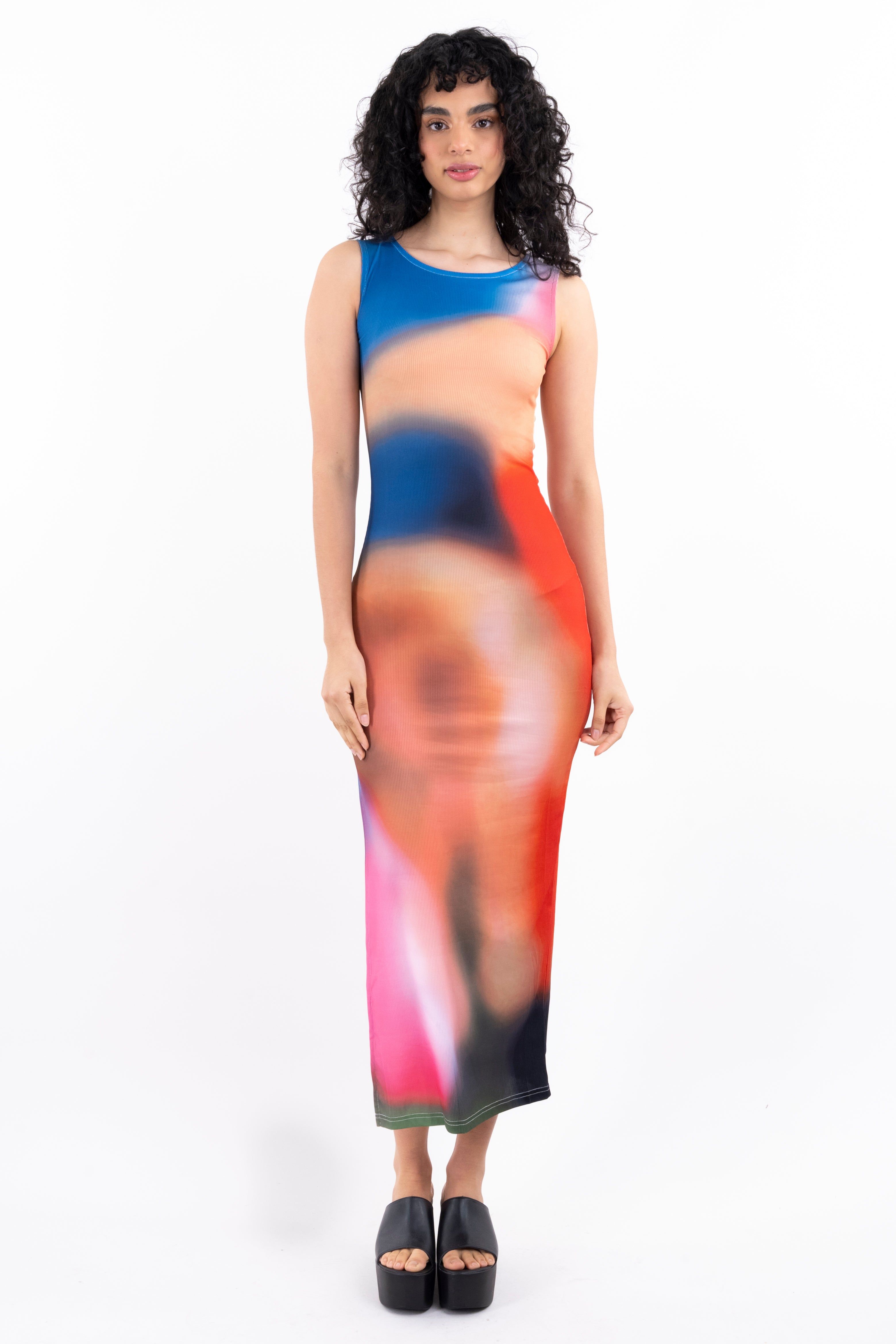 Vestido maxi tie dye acanalado sold by Shasa product image thumbnail 2