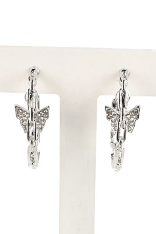 Arracadas Cadena Mariposa sold by Shasa