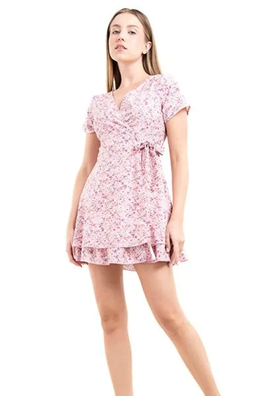 Vestido Mini Estampado Flores sold by Shasa