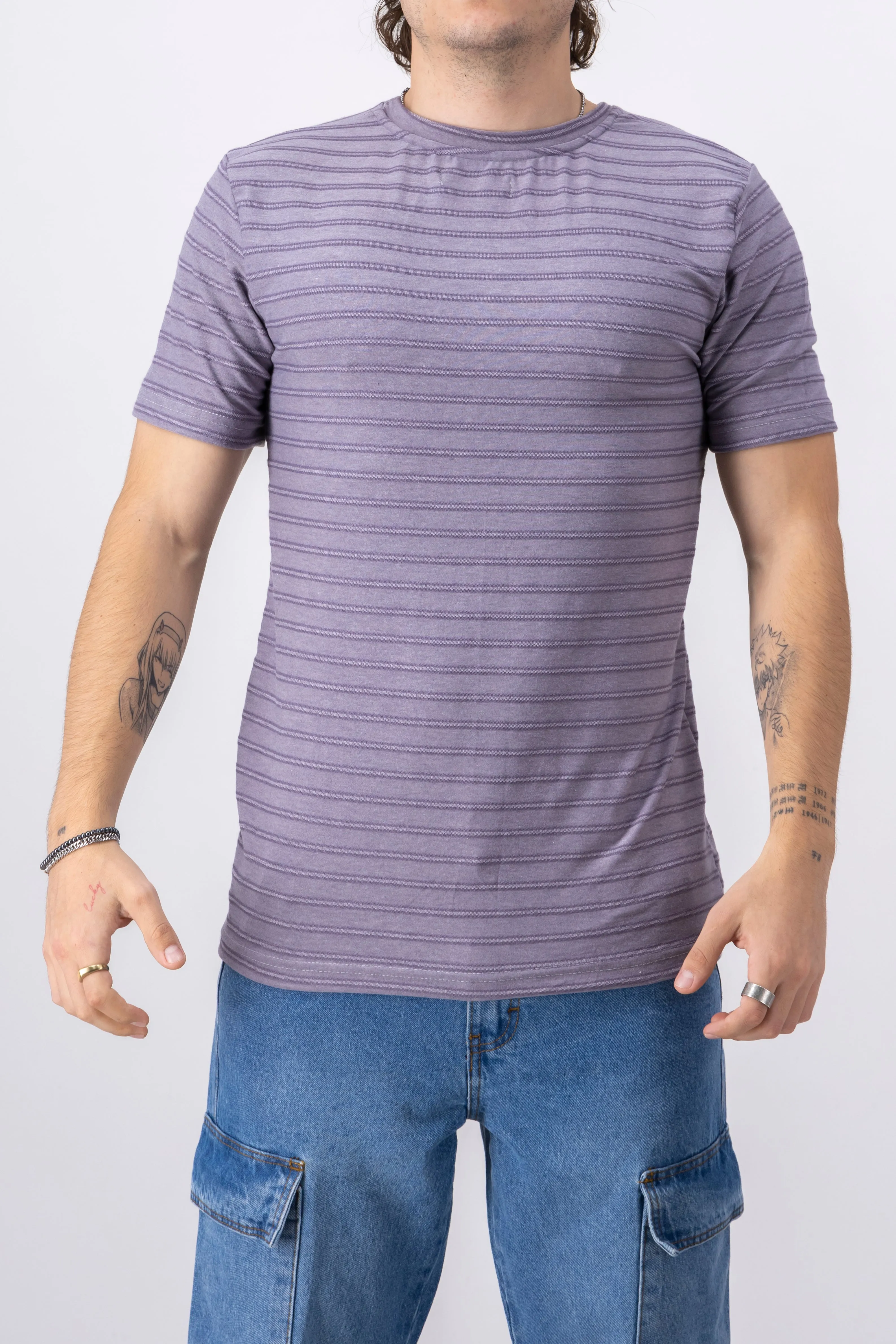 Playera manga corta estampado rayas sold by Shasa product image thumbnail 2