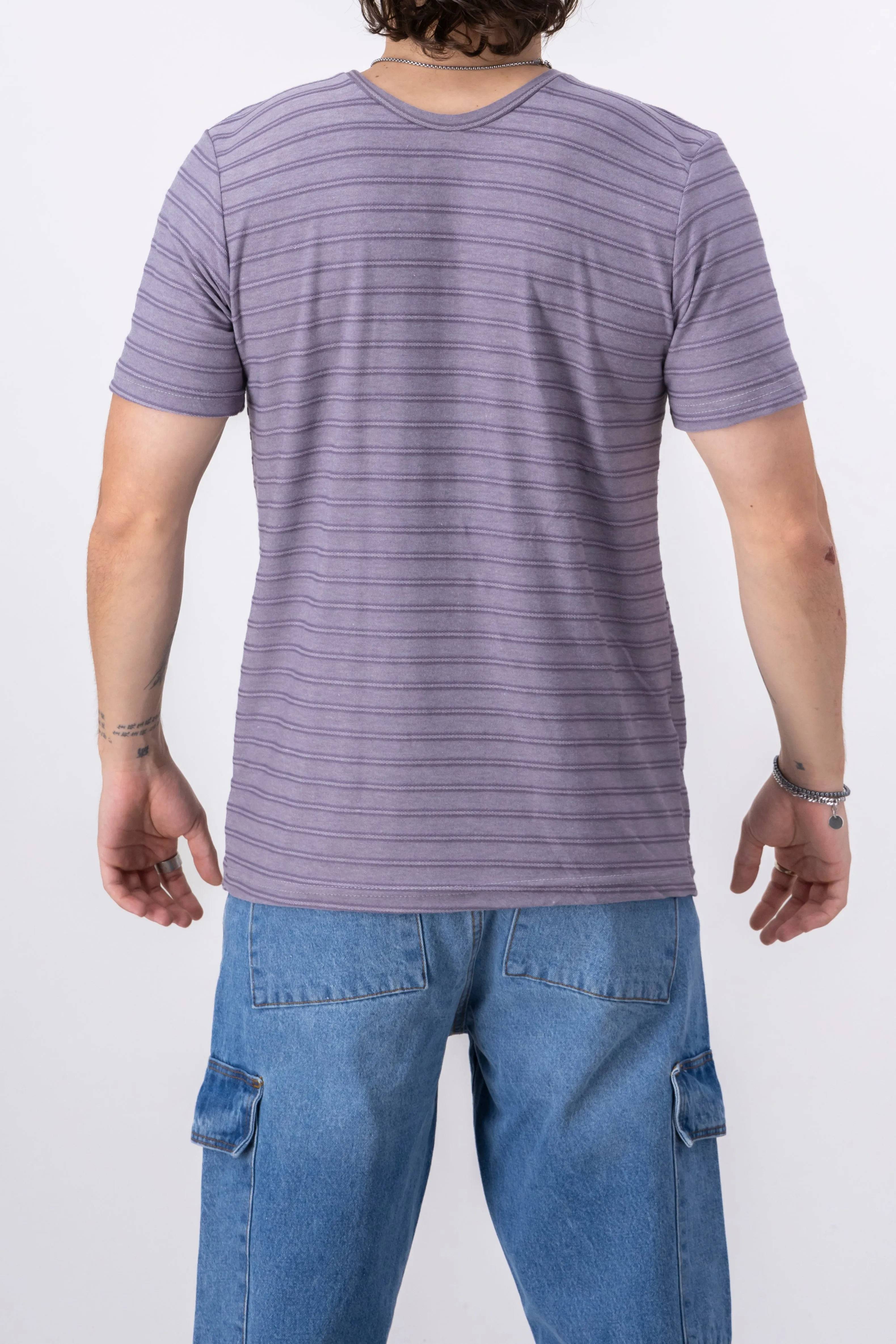 Playera manga corta estampado rayas sold by Shasa product image thumbnail 4