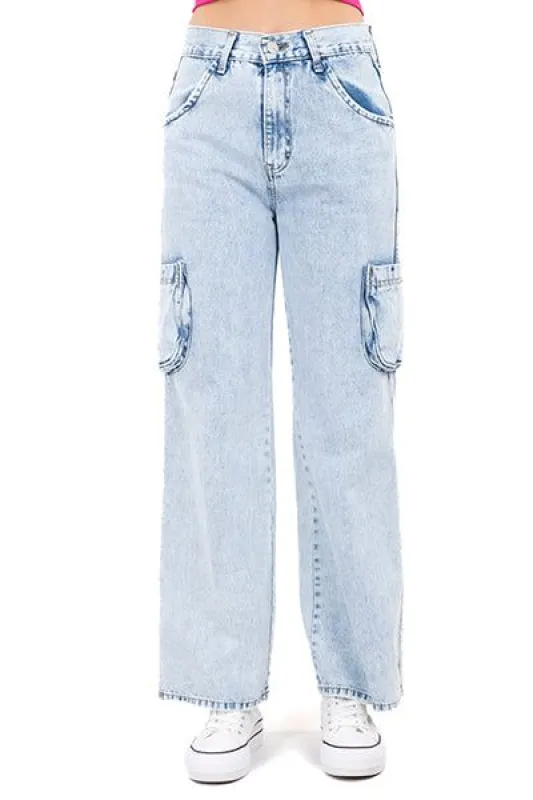 Pantalón denim straight sold by Shasa
