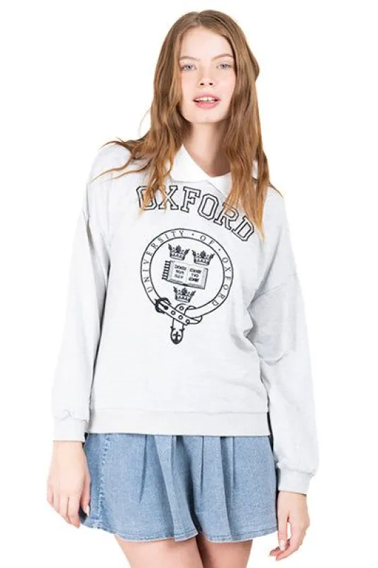 Sudadera cuello polo Oxford sold by Shasa