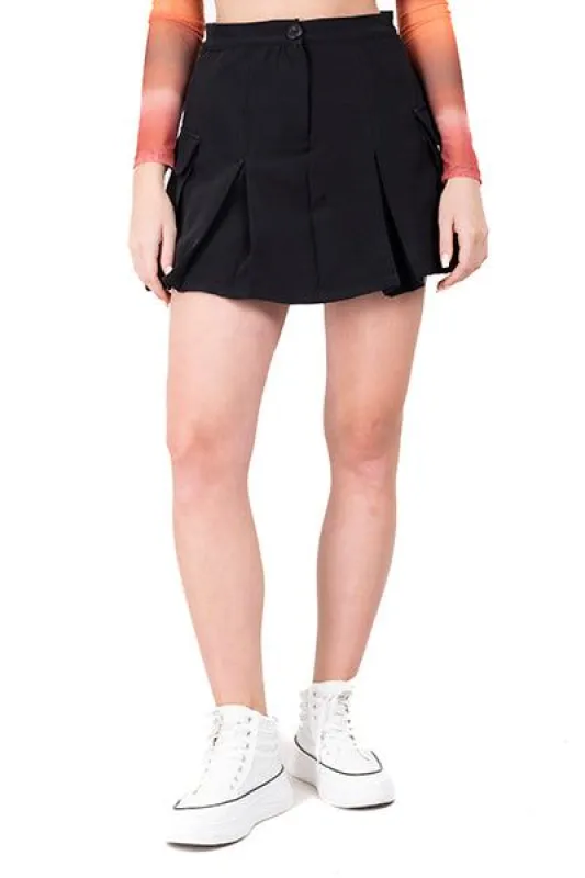 Falda mini tableada cargo sold by Shasa