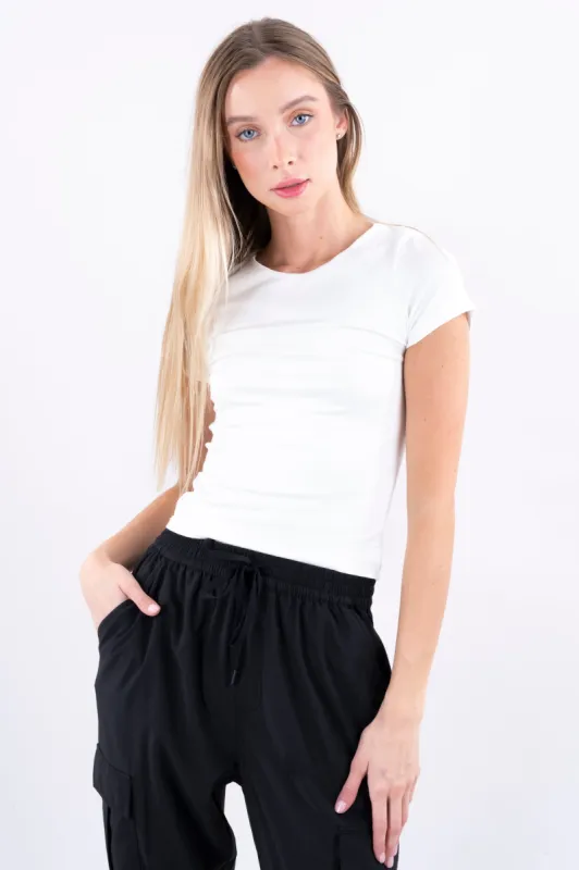 Playera cuello redondo seamless sold by Shasa