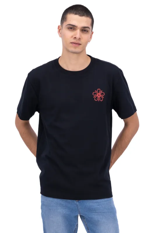 Playera estampado gato samurai sold by Shasa