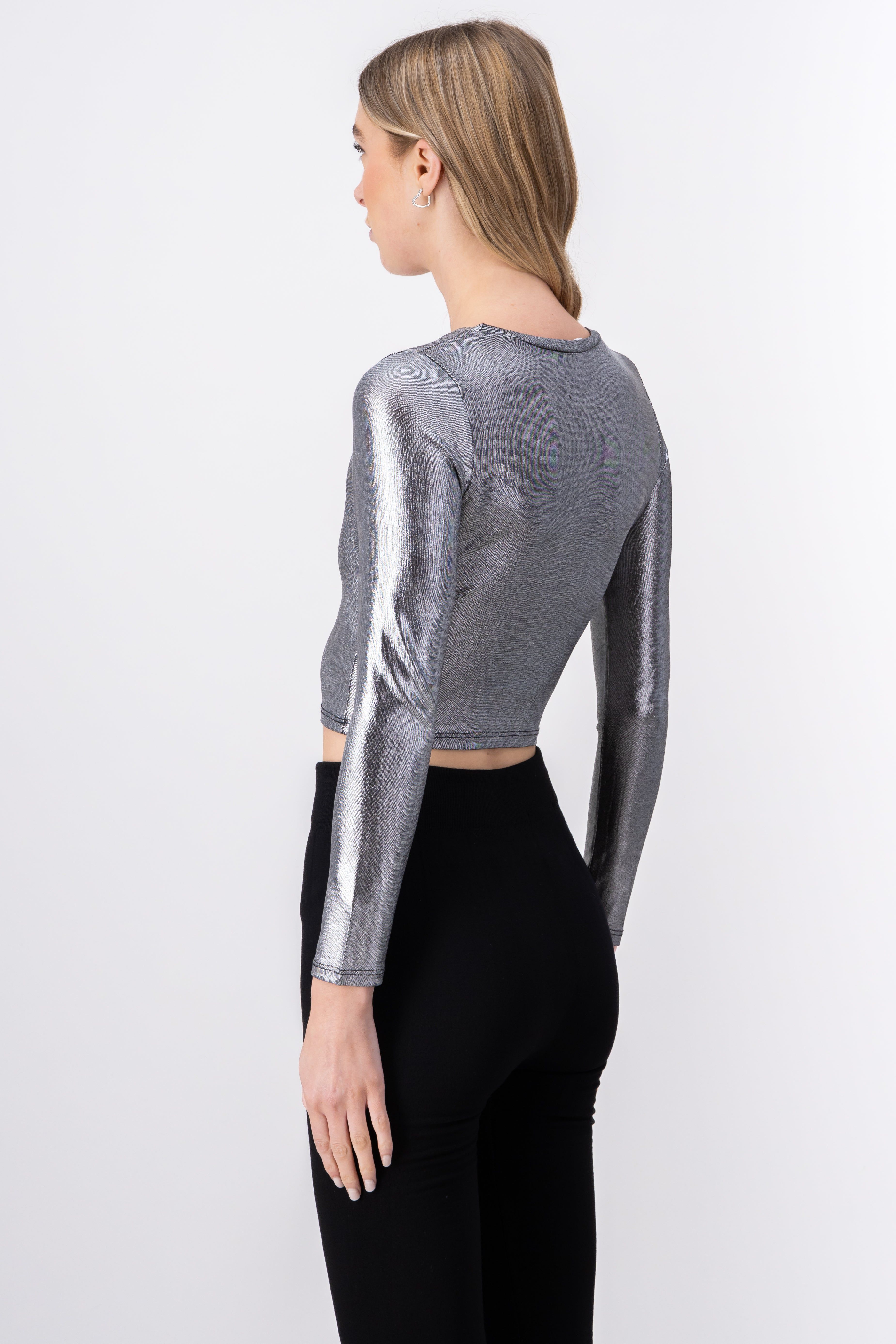 Top metálico manga larga sold by Shasa product image thumbnail 4