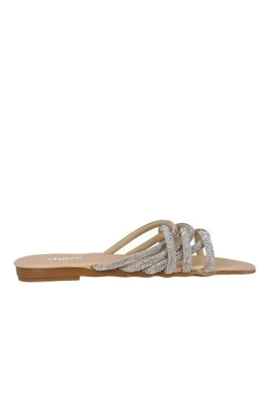 Sandalias pala aplicaciones brillos sold by Shasa