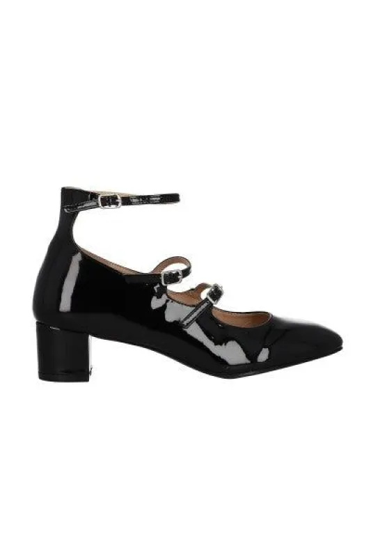 Tacón bloque charol broches sold by Shasa