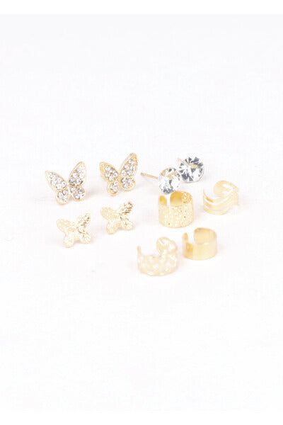 Set 3 aretes mariposa sold by Shasa product image thumbnail 2