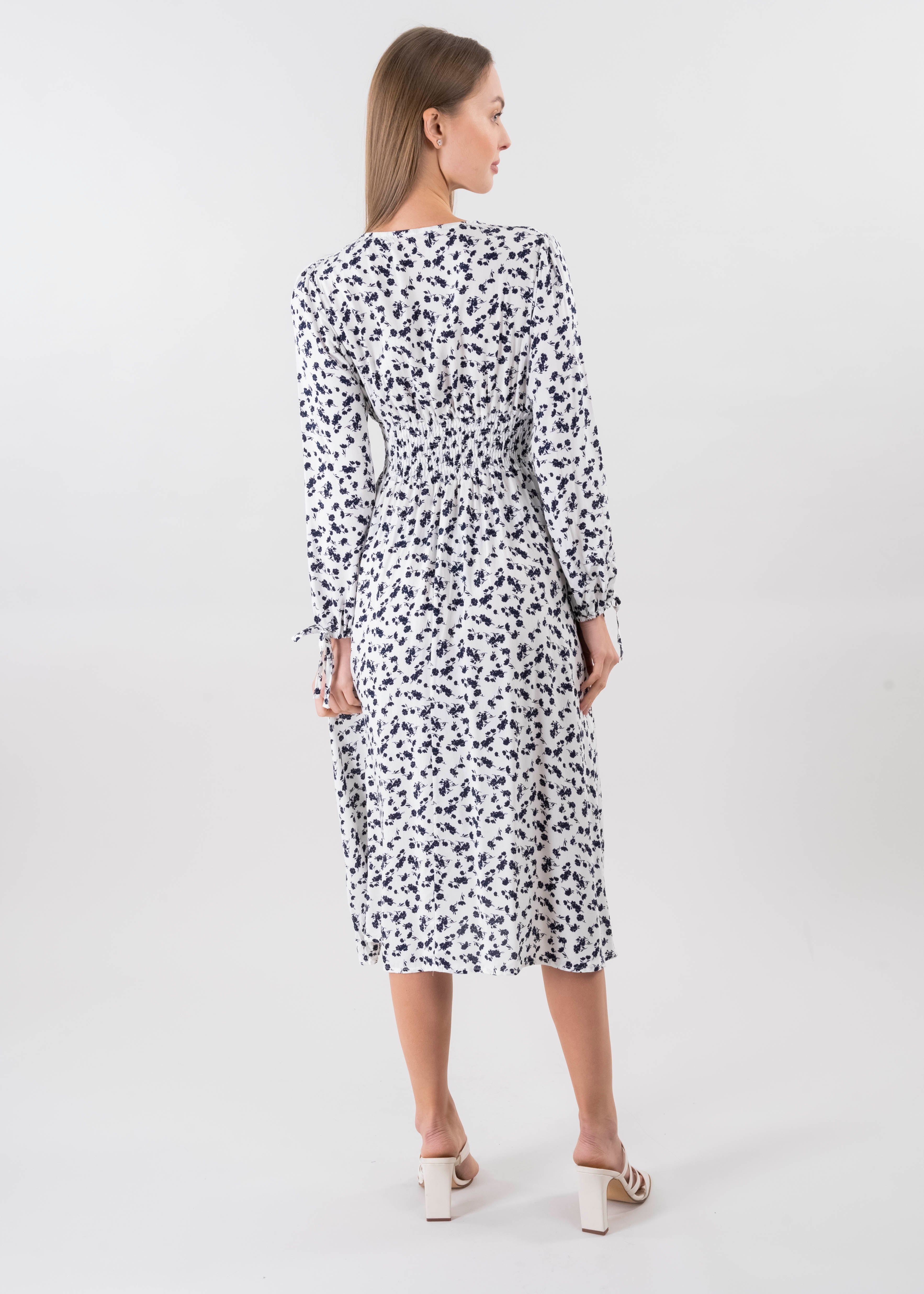 Vestido midi escote v botones sold by Shasa product image thumbnail 4