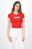 Top De Manga Corta Con Cut Out sold by Shasa