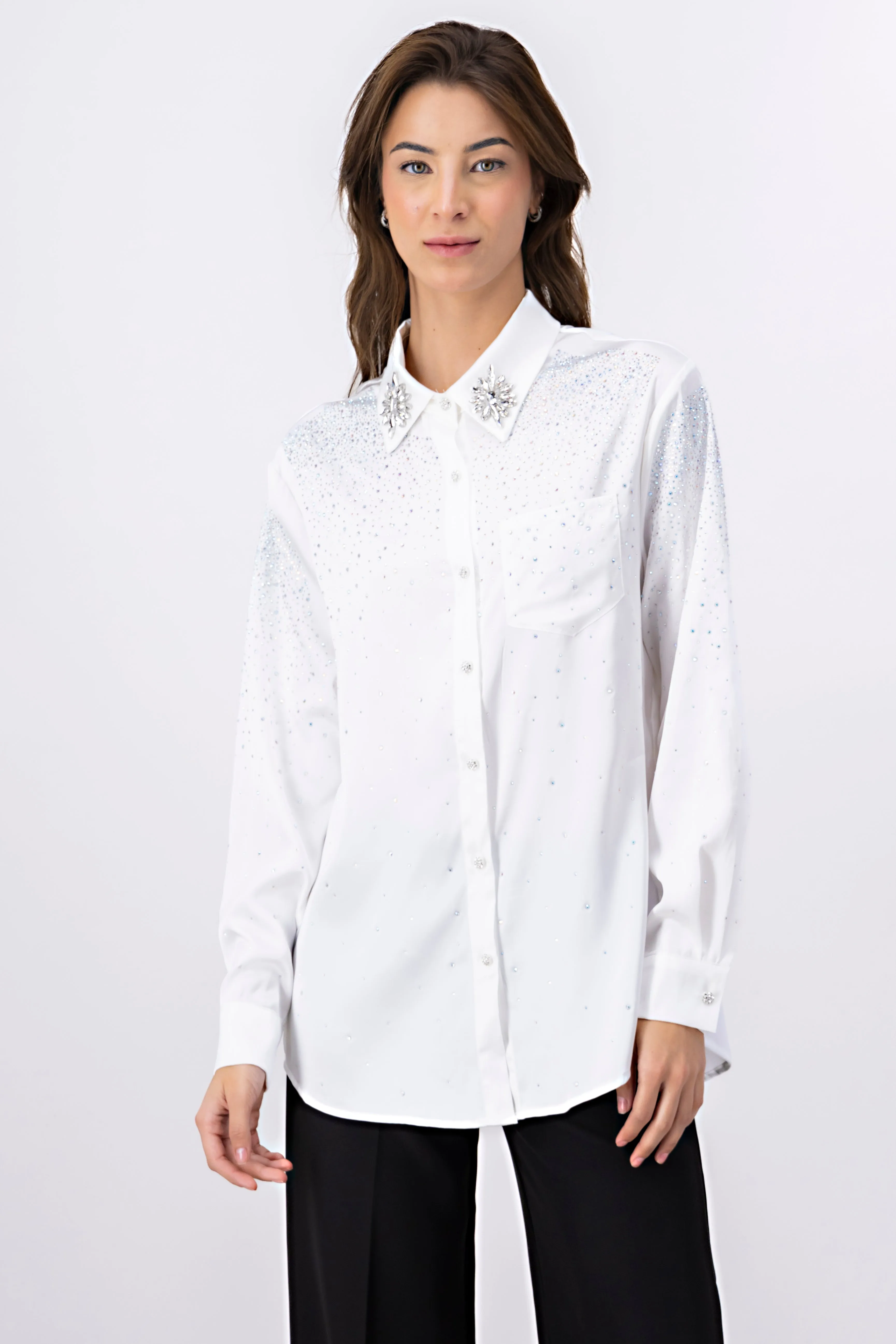 Camisa Manga Larga Pedrería sold by Shasa product image thumbnail 2