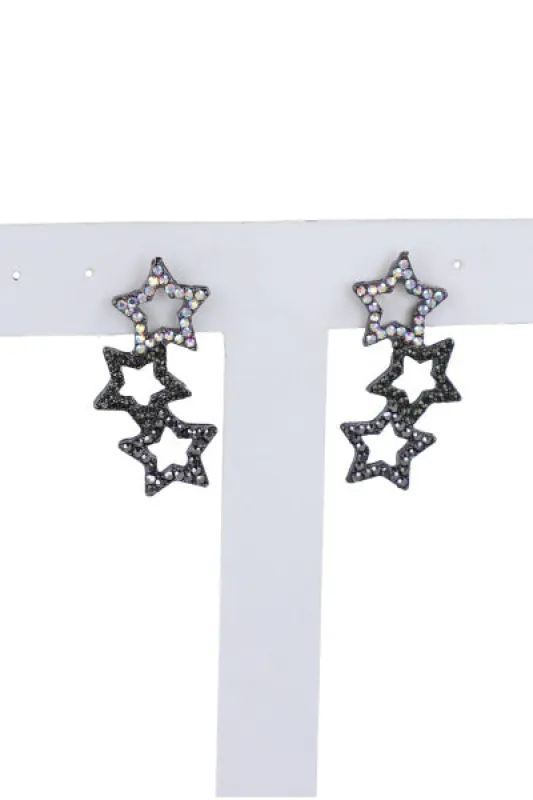 Aretes midi estrellas brillos sold by Shasa